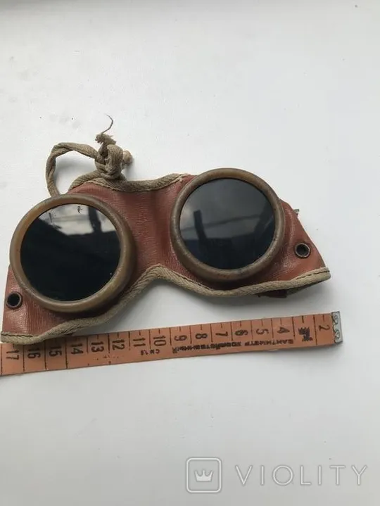 Специализированные очки летчиков или горных стрелков или гоночные 1930-годов tt232 Ціна