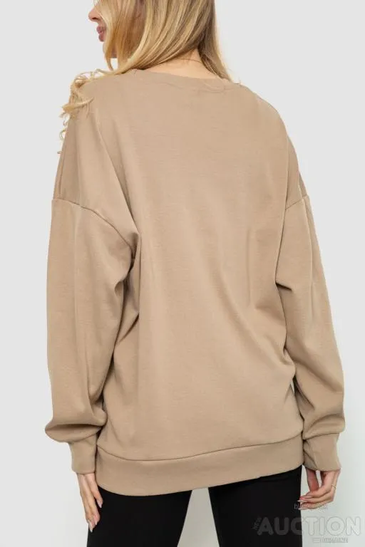 Батник женский, цвет темно-бежевый, 129R1425-99 Продаж