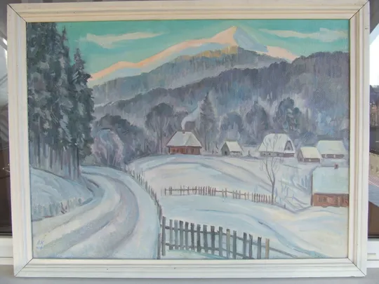 Закарпатская школа  Ердели Бокшая  Кидора О .  раз.80х70 см.также много другого. Де купити