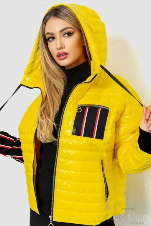 Куртка женская демисезонная, цвет желтый, 102R5222 Де купити