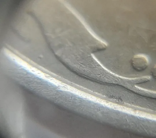 (4856) 50 копійок 1992 1АБм зминання елементів зображення на реверсі (50 копеек 1992 1АБм брак) З аукціону