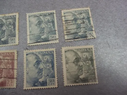 марки Испания личности 1909 король глава генерал гербы лот 12 шт №74 Де купити