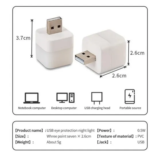 Міні-світлодіодна usb-лампа, лампа світильник 3 види Продаж