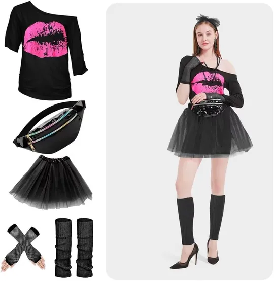 карнавальний костюс Аксесуари для костюмів 80-х років РОЗМІР 3XL (ящик 27) Характеристики