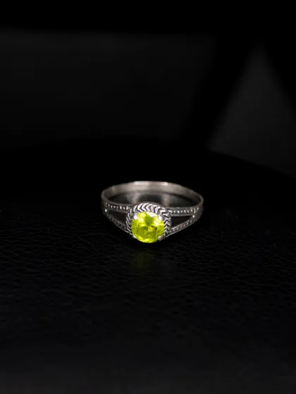 фото, Комплект срібло 925 проби з вставкою л. олівіна