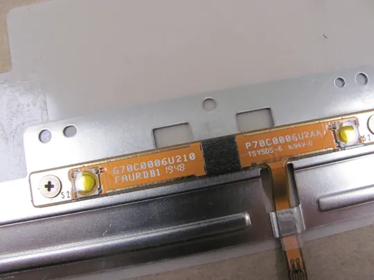 587-7 плата кнопки тачпаду FAURDB1 G70C0006U210 для  Toshiba Dynabook Portégé Tecra X40-G  оригінал З аукціону