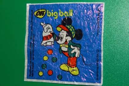фото, ВКЛАДИШ ЕТИКЕТКА ВІД ЖУВАЛЬНОЇ ГУМКИ вкладыш OK Big Ball