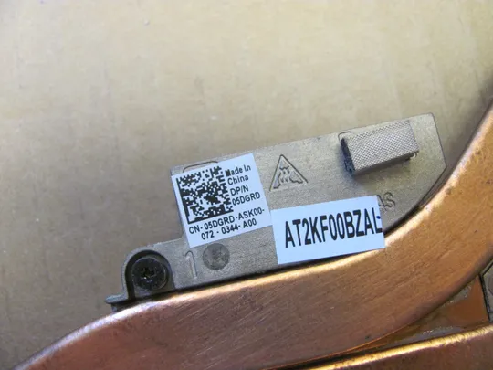 номер0987-10 система охолодження Кулер Охолоджувальний блок Охолоджувальна система Кулери та системи охолодження Охолодження материнської плати cooling system  AMD-128 05DGRD AT2KF00BZAL  для Dell Precision 7530 7540 M7540  оригінал Продаж