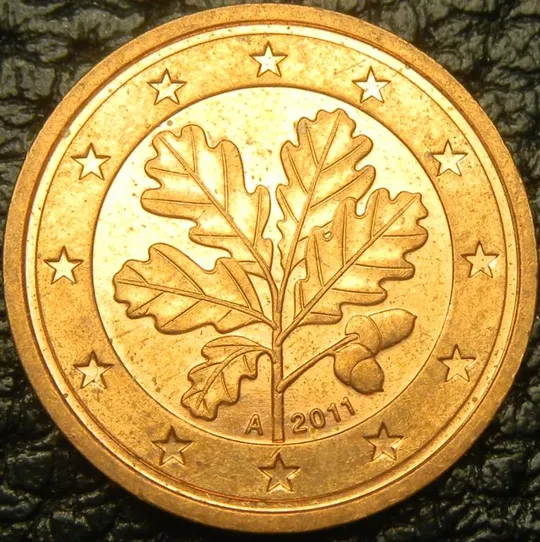 2 євроценти 2011 A Німеччина Ціна