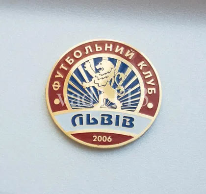 фото, Футбол серия больших значков 32 мм клубы Украины -  ФК Львов Львовская область