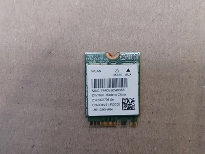 фото, номер1065-27 WI-FI модуль плата мережева карта плата модему Modem Board 0D4V21 DW1820 для  DELL Latitude 3590  оригінал