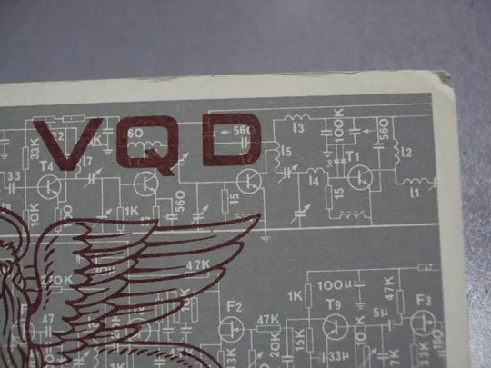 карточка радиообмена QSL италия 1983 №2357 Продаж