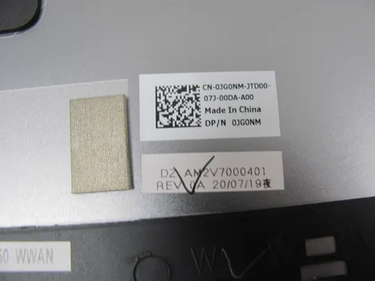 842-5 кришка матриці 0JG0NM AM2V7000401  для Dell Precision 7550 M7550  7560 оригінал Характеристики