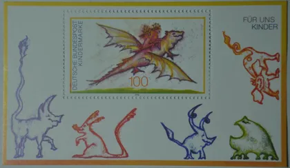 фото, ФРГ Детский рисунок Блок 1994