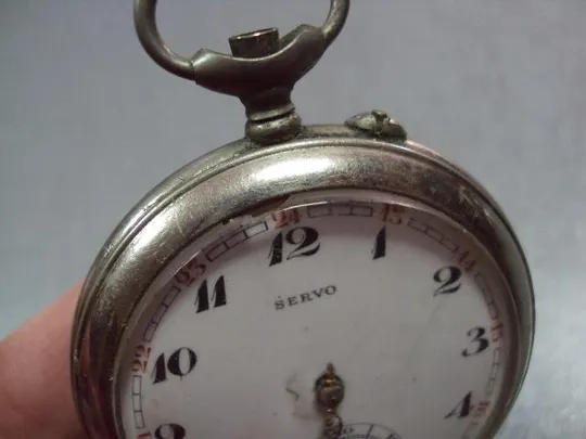 Карманные часы Servo длина 6,5 см, диаметр 5 см не на ходу №11933 Характеристики