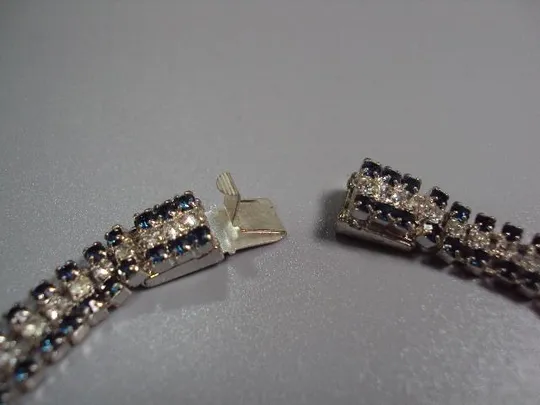 Бижутерия Чехия набор серьги клипсы и колье ожерелье чокер ромбики длина 41,7 см, серьги 5см №11251м Де купити