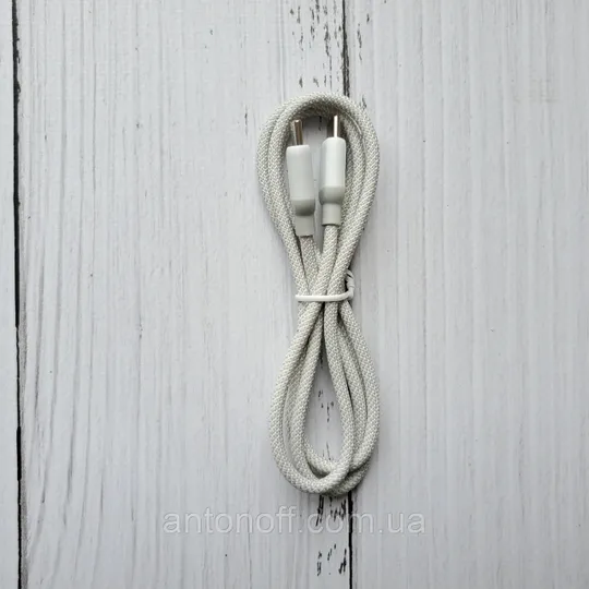 Кабель Borofone BX68 Type-C to Type-C 100W 1м плетений Сірий Продаж