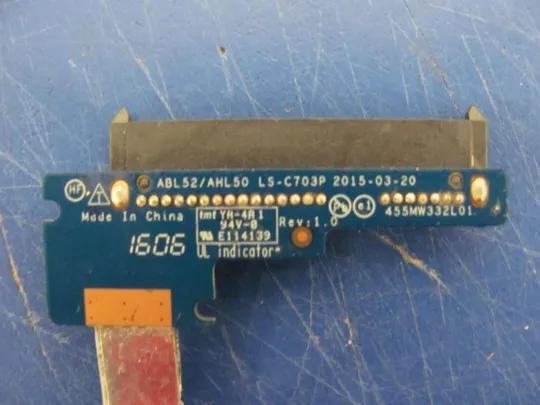 №103-40 Шлейф SATA LS-C703P NBX0001TW00 для HP 250 255 G4 G5 15-BA 15-AC 15-AF оригінал З аукціону