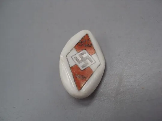 Знак фарфор Участник спартакиады Гитлерюгенд 1934 год Германия Рейх 21 juni 1934 №10207 Ціна