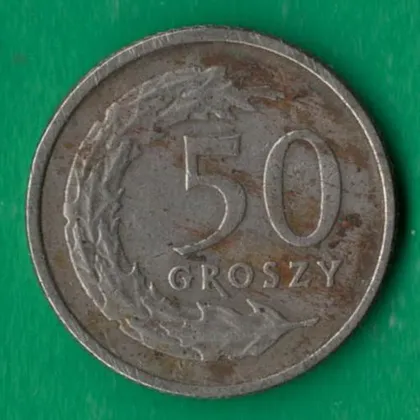 фото, 50 грошів 1992 року Польща [М]