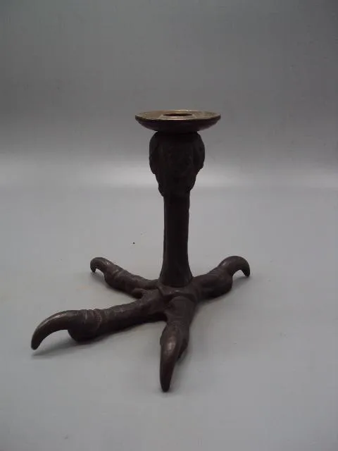 Подсвечник лапа орла металл в форме лапы высота 15,4 см, длина 19,5 см (№779) Характеристики