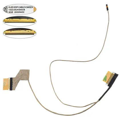 фото, Шлейф матриці для ноутбука Asus (K3402Z, K3402V, M3402, X3402) OLED 40 0.5 (1422-03UK000CB)