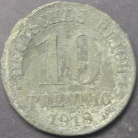 Купити 10 пфенігів 1918 Німеччина цинк