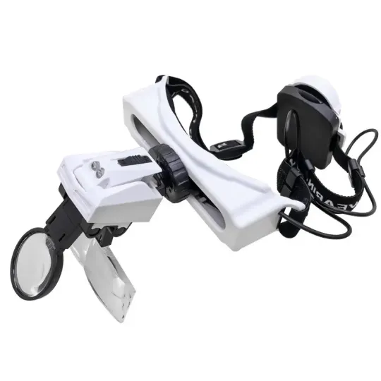 Лупа бінокулярна  з Led  підсвіткою, 5Х 10Х 15Х 20Х (9892Е1) Ціна