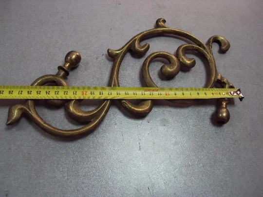 Купити Деталь фрагмент запчасть от люстры лампы бронза длина 28 см №11589