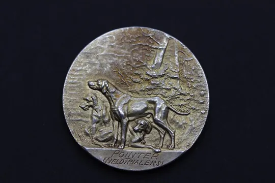 Редкая Медаль &quot;Собачье общество&quot;, Серебро, Франция  bs475 Ціна