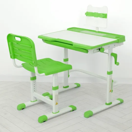 Детская Парта Bambi M 3111(2)-5, Регулируемая высота и наклон (до 60 °), с рег.стульч, подставка дл Ціна