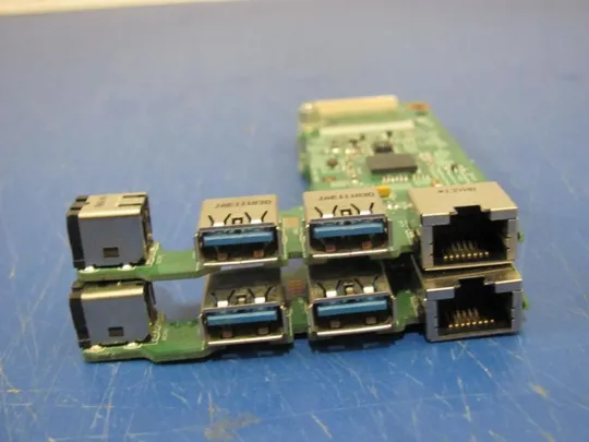 №283-18 Плата USB Power LAN 48.4ID10.011 48.4ID02.011 для DELL Vostro 3350 V3350 оригінал Продаж