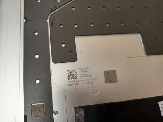 номер1052-1 кришка матриці 0GYY52 AM2SH000101 для Dell  Dell XPS 9500 9510 Precison 15 5550 5560 Кришка дисплея Тильна кришка Корпус матриці Верхня кришка matrix cover Top Case LCD Cover Rear Lid Back Cover Housing Cabinet оригінал в Україні