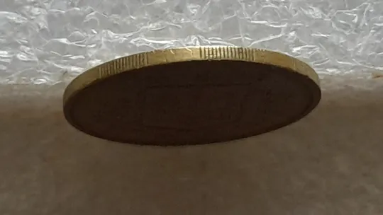 (7131) 25 копійок 1992 3БАм поворот (порушення соосності) (25 копеек 1992 3БАм брак сдвиг) Де купити