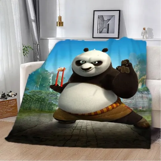Плед 3D Панда Кунг Фу №2 2806_B 13014 135х160 см Ціна