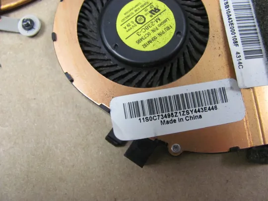 номер0015-30 система охолодження,Кулер,Охолоджувальний блок,Охолоджувальна система,cooling system AT0SX002TB0  для Lenovo ThinkPad X240, X250  оригінал Продаж