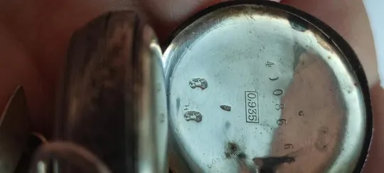 Старинные карманные часы, часы-брошь из серебра 925 пробы, не рабочие ms356 З аукціону