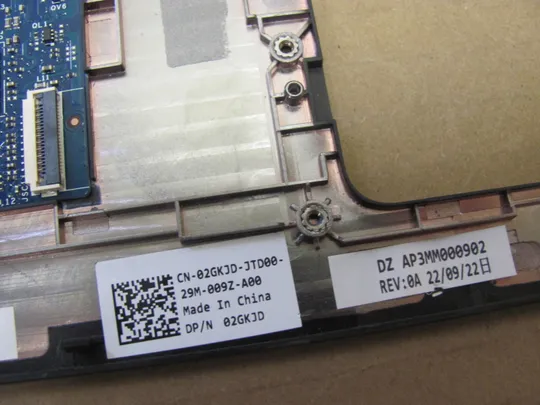 номер0978-1 корпус кришка палмрест корпус топкейс cover-C 02GKJD AP3MM000902 для Dell Precision 7670 7680  оригінал Характеристики