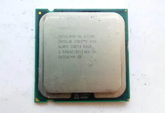 10шт LGA775 процессоров Core™2 Duo E7200 SLAPC 2.53GHz/3M/1066MHz Ціна