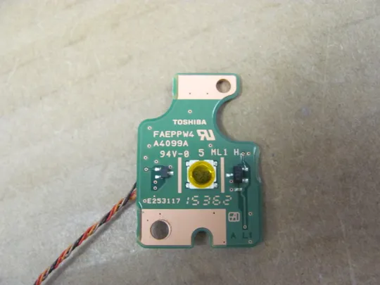 831-22 плата кнопки вкл FAEPPW4  для  TOSHIBA TECRA A50 A50-C  Z50-C  R50-B  оригінал З аукціону