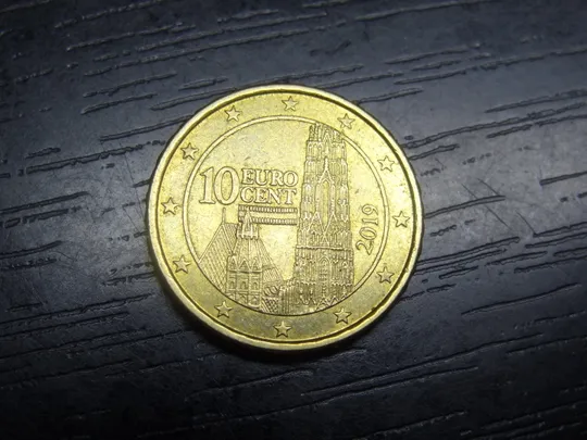 10 євроцентів 2019 Австрія Ціна