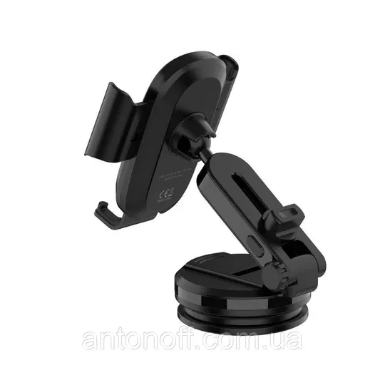 Автотримач LDNIO MW21-1 на торпедо з бездротовою зарядкою Wireless 15W Чорний Де купити