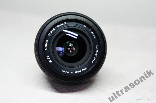Об'єктив Canon EF, EF-S широкоугольный Sigma Super-Wide II 1:2.8 f=24mm multi-coated Ф52mm Japan Вживане Продаж