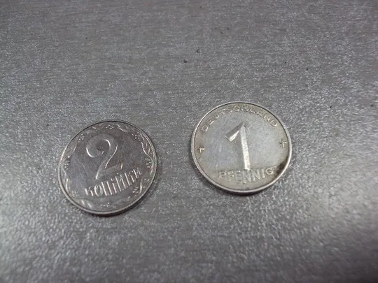 монета германия 1 пфенниг 1952 №8416 Ціна