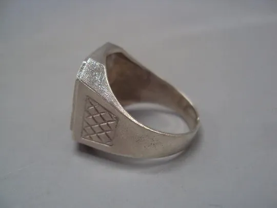 Мужской перстень кольцо печатка зодиак Дева гороскоп серебро Украина вес 9,48 г размер 21 №15145 Інтернет-аукціон