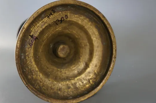 Подсвечник бронза маленький высота 16,5 см (№74б) №10664 Де купити