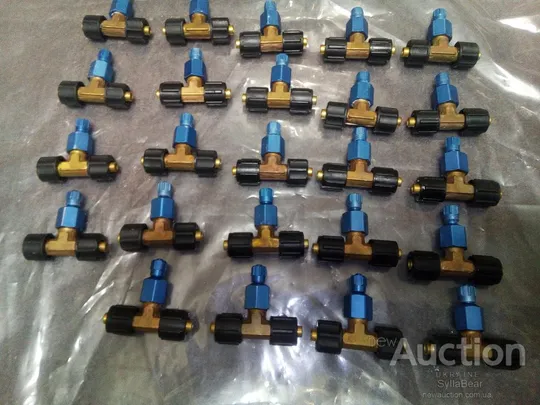 ФІТІНГ ТРІЙНИК ЛАТУННИЙ РІЗЬБОВИЙ D=8ММ, D=4ММ Продаж