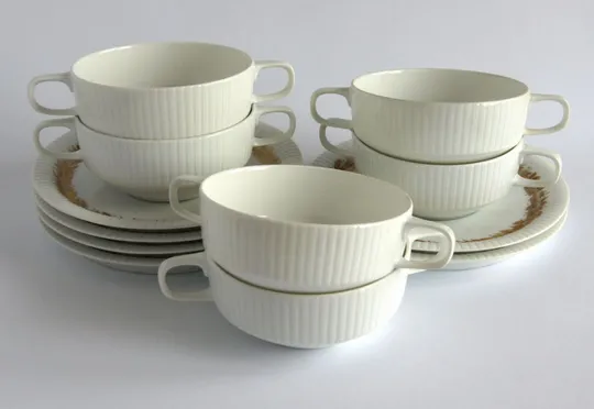 Супові чашки набір Secunda на 6 осіб, порцеляна, Rosenthal, Німеччина Ціна
