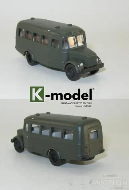 фото, КАВЗ-651А (ПАЗ-651) автобус общего назначения 1958 г. - 1:87 H0