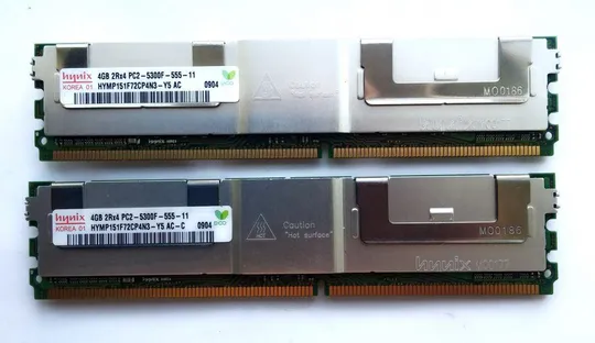 4Gb 2Rx4 Micron Elpida Samsung DDR2 PC2-5300F-555-12 667MHz FB-DIMM ECC Ціна